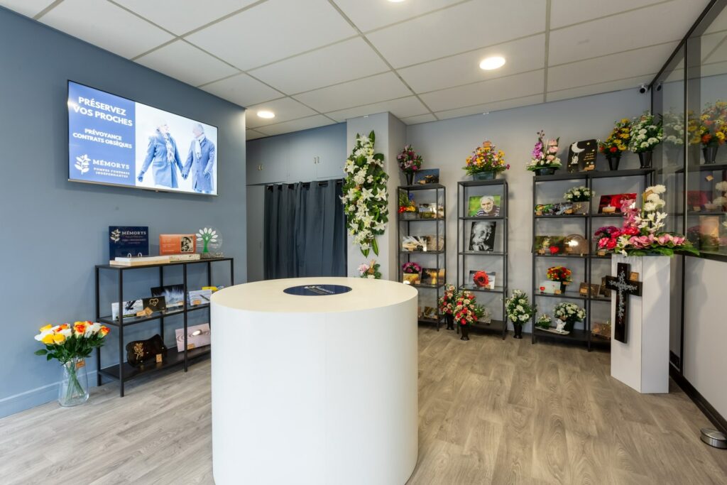 interieur magasin funeraire a blois